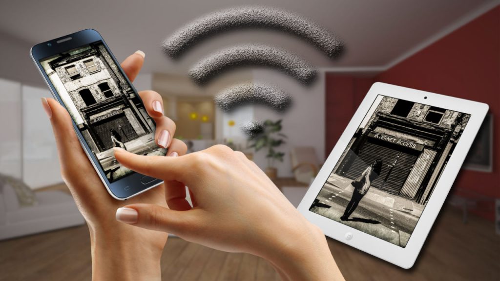 android et iPad communiquent sur internet en haut débit